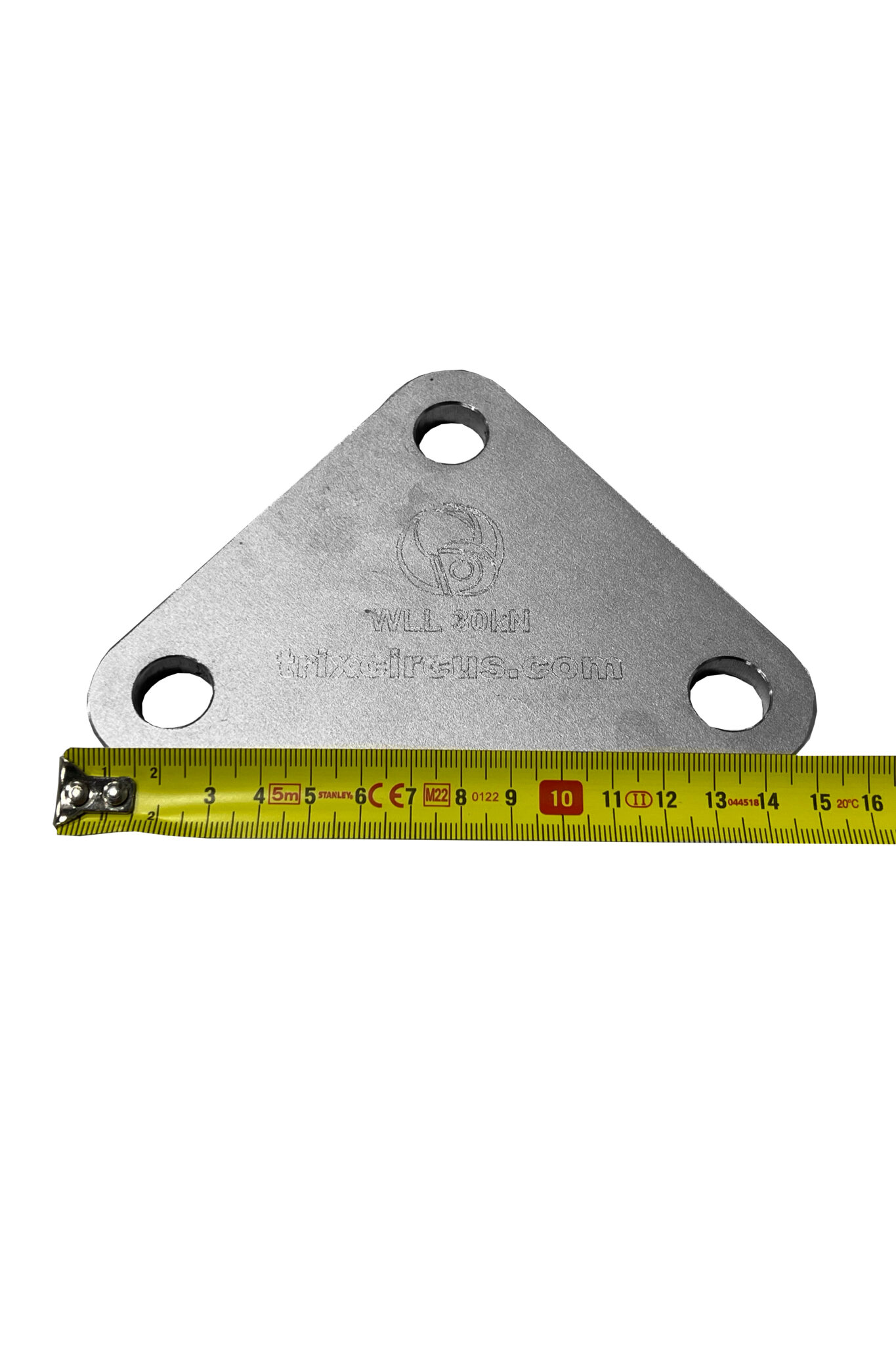 Tri Bar Rigging Plate Triangle Rigging Plate - Trix Circus - Your Safety is Our Business