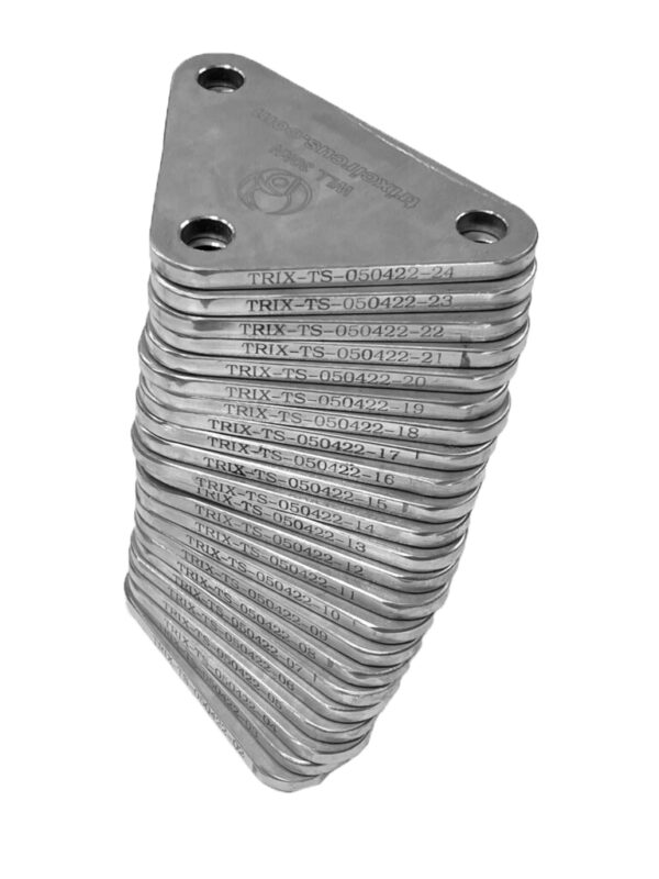Tri Bar Rigging Plate Triangle Rigging Plate - Trix Circus - Your Safety is Our Business